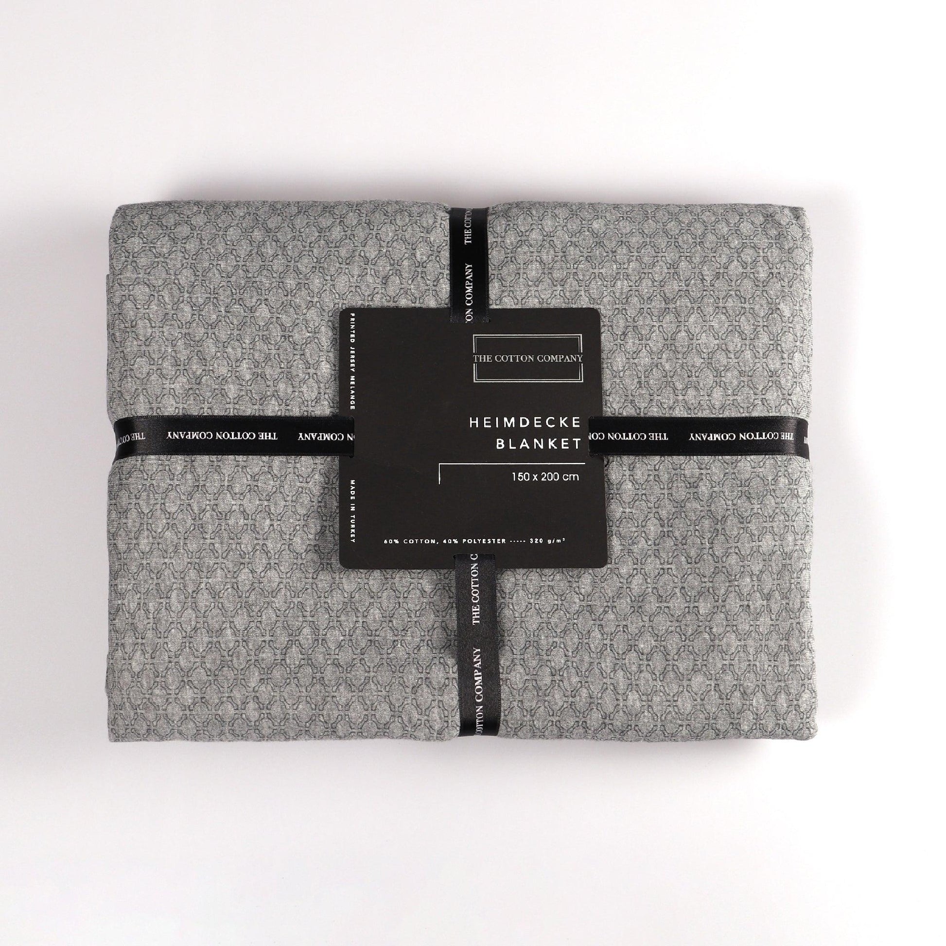 Tagesdecke Leonardo | Melange Grau - THE COTTON COMPANY