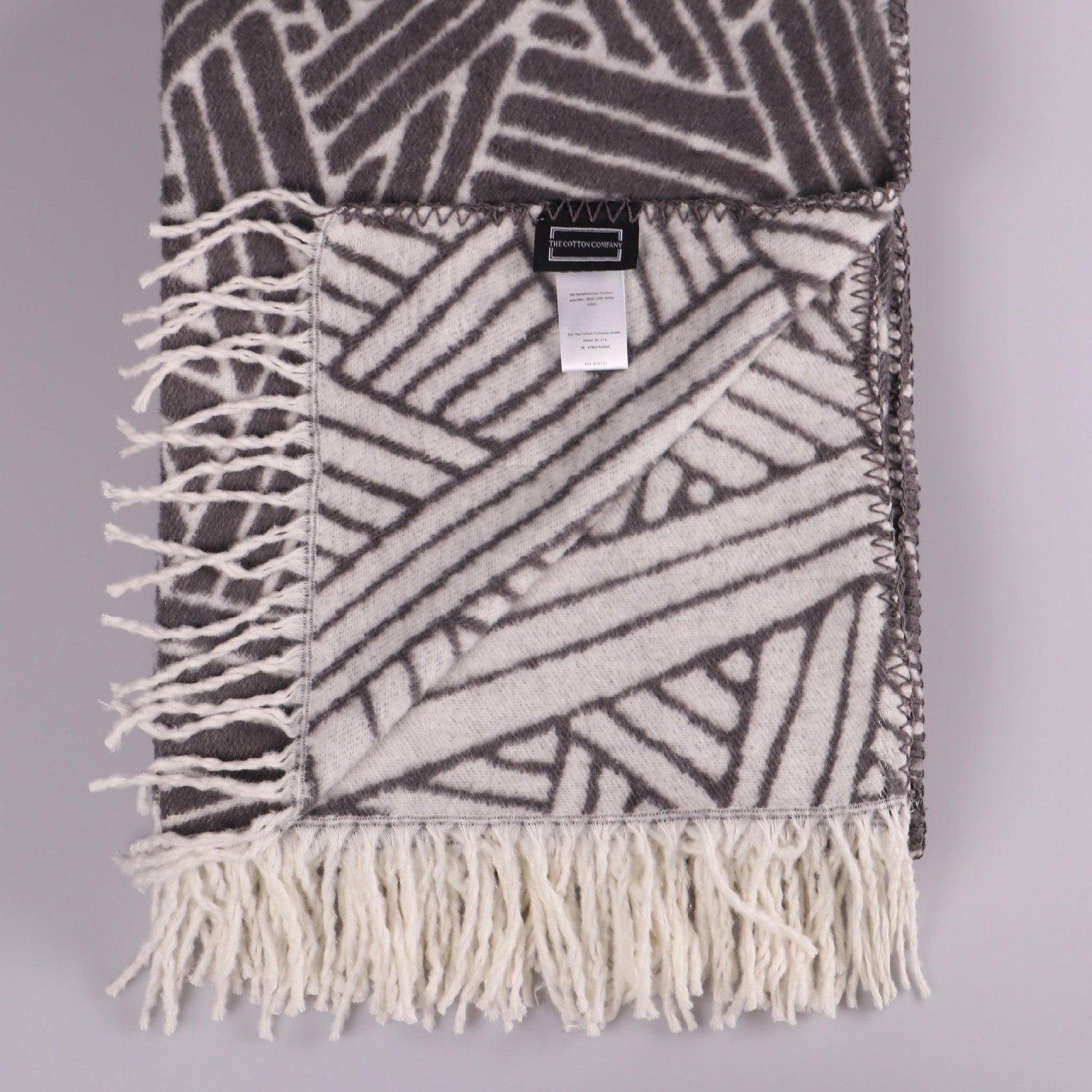 Scotch Jacquard Plaid | Anthrazit-Weiß - THE COTTON COMPANY